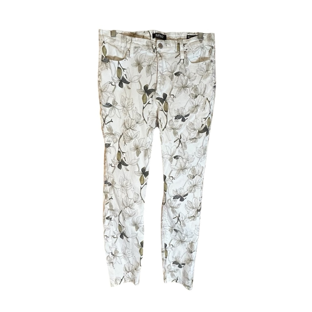 Buffalo David Bitton Havana High‎ Rise Ankle Skinny Floral Jeans Women’s 8 29